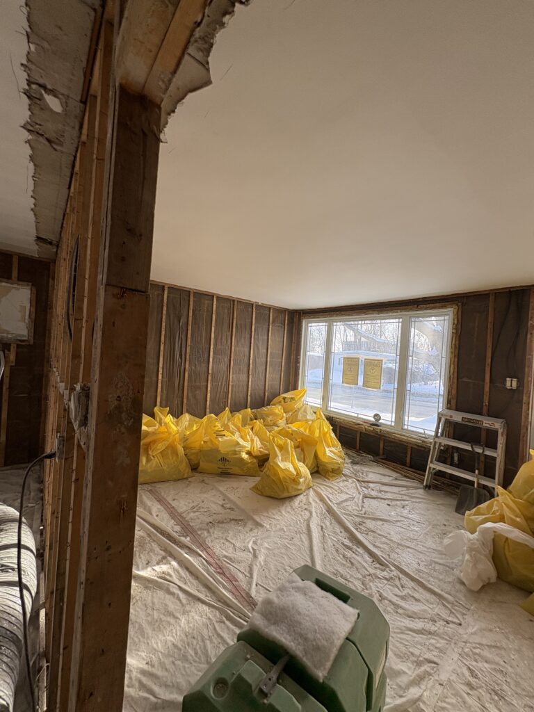 Intervention de décontamination